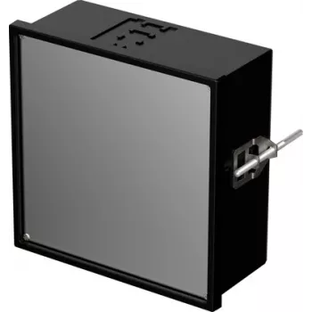 Bopla NGS 9806 UNINORM beépítő ház 144 x 144 x 64 mm fekete RAL 9005 17980601.MT2