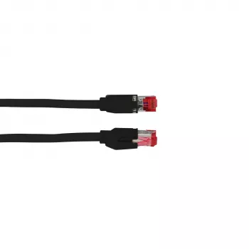 EFB Elektronik Cat.7 S/FTP LSZH patch kábel, RJ45, 1,5 m, fekete K0700SW.1,5