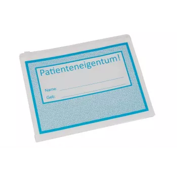 BOI Dokutech betegtulajdon zárható tasak kék/fehér, 10 darab 9318-00061