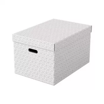 Esselte tárolódoboz Home L, 3 darabos készlet, fehér, 628286