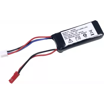 Reely 7,4 V 600 mAh 2S LiPo stick akkumulátor csomag BEC csatlakozóval (15C) 1614803