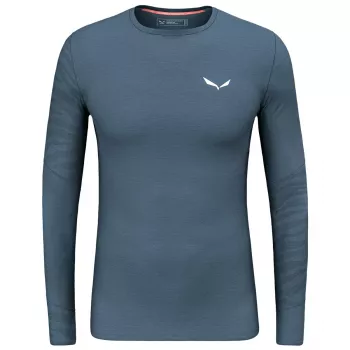 Salewa Cristallo Warm Amr L/S póló férfi merinó aláöltözet - Dark Denim, M méret