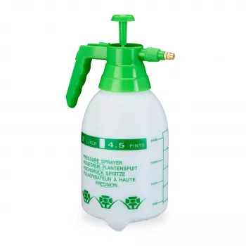 Relaxdays pumpás permetező, 2 L, fehér/zöld (10030042)