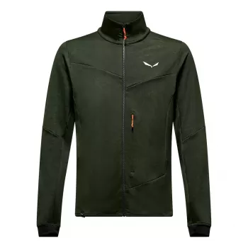 Salewa Sella Crevasse dzseki férfi fleece - Dark Olive, M méret