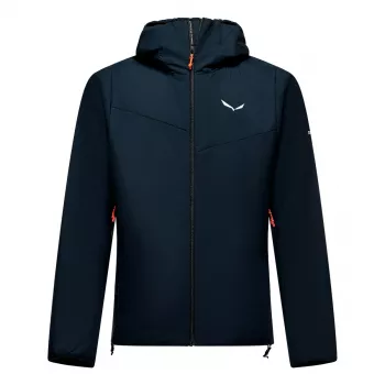Salewa Puez Catinaccio 2 TirolWool Responsive kapucnis dzseki férfi Navy Blazer L méret