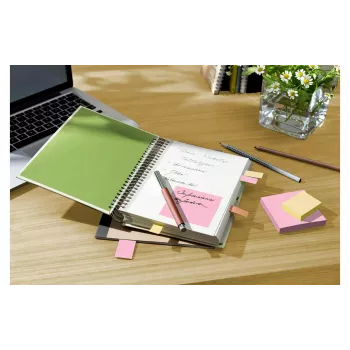 3M Post-it Recycling Notes 655-1RPT-N, 127 x 76 mm, lila, 100 lap, 100% újrahasznosított papír