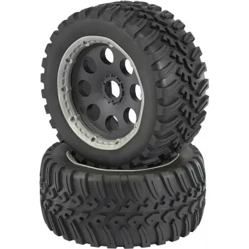Reely 1:6 buggy komplett kerekek V-blokk 6 küllős fekete 1 db (RE-6478860)