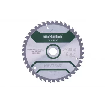 Metabo MULTI CUT CLASSIC 628280000 körfűrészlap 165 x 20 x 1,4 mm, 42 fog