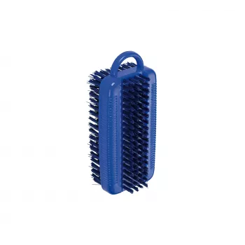 Haug Bürsten FC3172 körömkefe, kék műanyag, kétoldalas nylon sörtékkel
