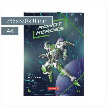 BRUNNEN gyűjtőmappa ROBOT HEROES DIN A4 sötétkék menta 1041604421