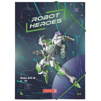 BRUNNEN gyűjtőmappa ROBOT HEROES DIN A4 sötétkék menta 1041604421