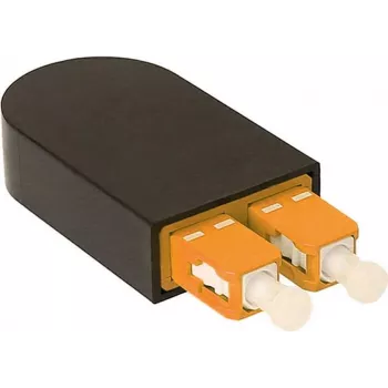 BLUELAN BlueOptics üvegszál loopback adapter OM2 50/125µm multimód SC/UPC duplex kerámiaferrule -40°C és +85°C között (BOLBSCOM2)