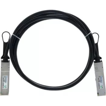 BLUELAN kompatibilis Amphenol NJAAKK-0007 QSFP112 Direct Attach kábel, 400GBASE-CR4, Infiniband, 1,5 m (NJAAKK-0007-BL)
