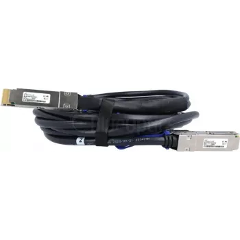 BlueLAN P08242-001 kompatibilis 200G QSFP56–2x100G QSFP56 InfiniBand HDR DAC breakout kábel, 1 m, passzív, 26 AWG P08242-001-BL