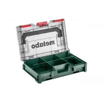 Metabo 626896000 metaBOX 63 XS szerszámdoboz betét, ABS, zöld/átlátszó