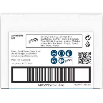 Bosch Expert for MultiMaterial merülőfűrészlap PRO AII 65 BSPIB, StarlockPlus, 65 x 40 mm, bi-metal 2608669085