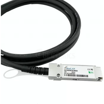 BlueLAN 40G QSFP+ Direct Attach kábel 3m, kompatibilis Fortinet FN-CABLE-QSFP+3 FN-CABLE-QSFP+3-BL