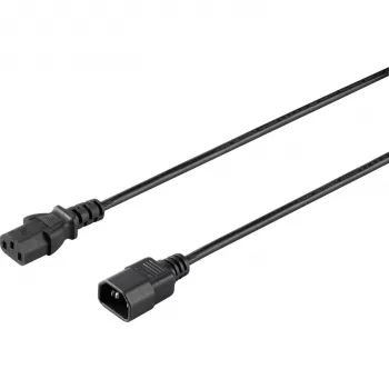 Sygonix SY-5042704 hidegkészülék csatlakozókábel, CEE 7/7 - IEC C13, 1,5 m, fekete