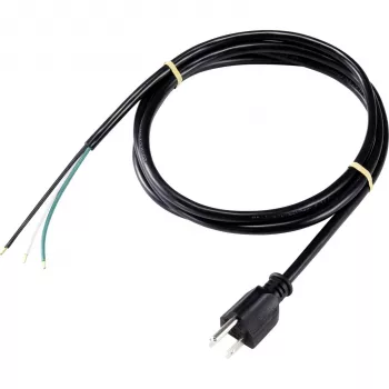 Sygonix SY-5043454 tápcsatlakozó kábel fekete 2,00 m