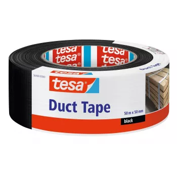 tesa 56498-00000-15 szövet ragasztószalag fekete 50 m x 50 mm