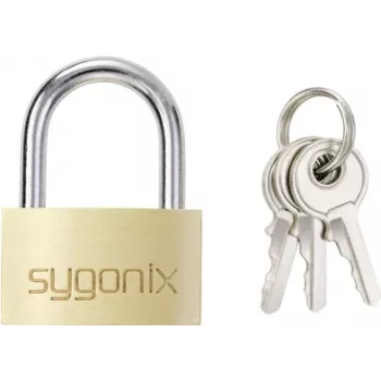 Sygonix SY-5045288 sárgaréz lakat 29,8 mm nem egykulcsos, arany-sárga