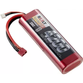 Reely LiPo akkumulátor-csomag 7,4V 4200mAh 2S 20C Hardcase T-Plug RE-7851471
