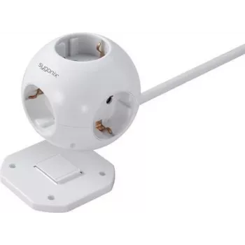 Sygonix SY-4535062 Schuko dugóadapter, fehér, 1-es
