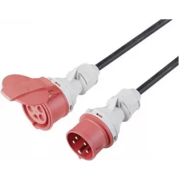 SYGONIX SY-5244050 időjárásálló hosszabbítókábel 10m, 16A, IP44, fekete