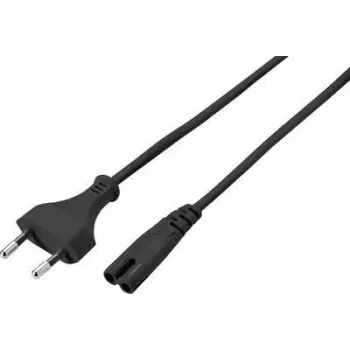 SYGONIX SY-5043508 tápkábel Schuko–IEC C13 5m fekete