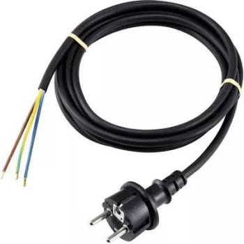 Sygonix SY-5043464 tápcsatlakozó kábel fekete 3,00 m