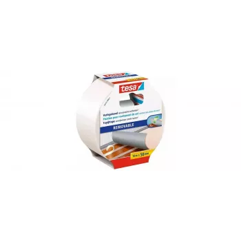 Tesa 55731 eltávolítható padlóburkolat-ragasztószalag készlet, 10 m x 50 mm, 6 tekercs, átlátszó 55731-00500-11