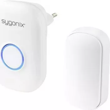 Sygonix SY-5225388 rádiós ajtócsengő-készlet, elemtelen, villogófénnyel
