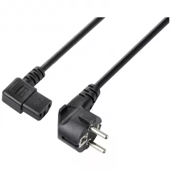 Sygonix SY-5243886 hidegkészülék-csatlakozókábel 7,5 m fekete