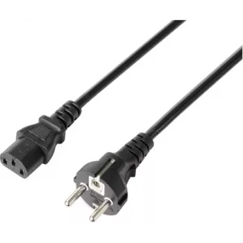 Sygonix SY-5243890 hidegkészülék-csatlakozókábel, fekete, 5 m