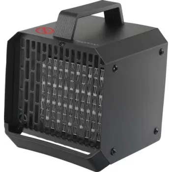 Sygonix SY-6735636 PTC kerámia hősugárzó 500 W legfeljebb 10 m² helyiségekhez, fekete
