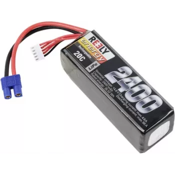 Reely LiPo akkumulátor-pack 14,8V 2400mAh 4S 20C Softcase EC3 RE-7853466