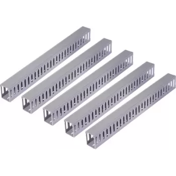 Sygonix SY-6801170 szürke PVC kábelcsatorna 40x40mm 2m