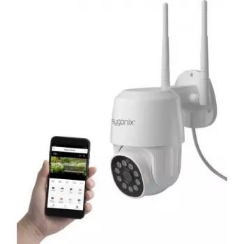 Sygonix PTZ Wi-Fi SY-4760960 Full HD forgatható/dönthető IP-kamera éjjellátóval és kétirányú hanggal