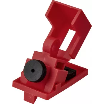 Sygonix SY-6872680 kismegszakító-zároló szerkezet piros szorítók MCB kapcsolókhoz legfeljebb 28,9 mm szélességig