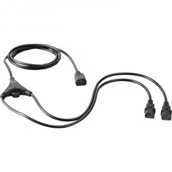 SYGONIX SY-5042698 tápkábel C13 - Schuko 2,35 m fekete