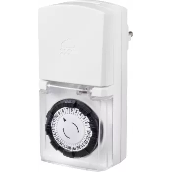 Sygonix SY-5042670 analóg napi időkapcsoló óra 3680 W IP44
