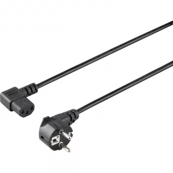 Sygonix SY-5042718 csatlakozókábel CEE 7/7 – IEC C13, 1,5 m, fekete