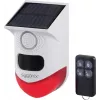 Sygonix mini riasztórendszer fehér piros LED PIR mozgásérzékelővel és távirányítóval (SY-6515320)