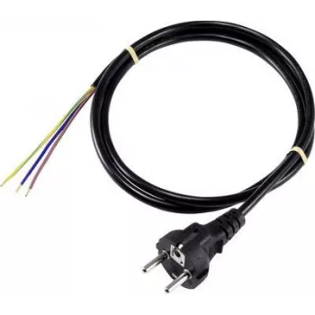 SYGONIX SY-5178372 tápkábel CEE 7/7–IEC C13 5 m fekete