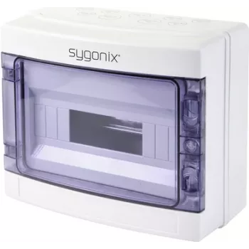 Sygonix SY-5491854 felületi kiselosztó, 12 modul, 1 sor, fehér