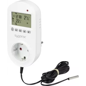 Sygonix SY-6824098 univerzális termosztátdugó heti programmal