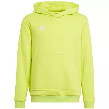 adidas Entrada 22 kapucnis pulóver Lime HC5069 ifjúsági 164