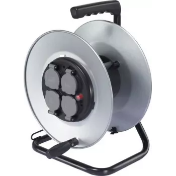 Sygonix SY-6746422 üres kábeldob 50m fekete/kék