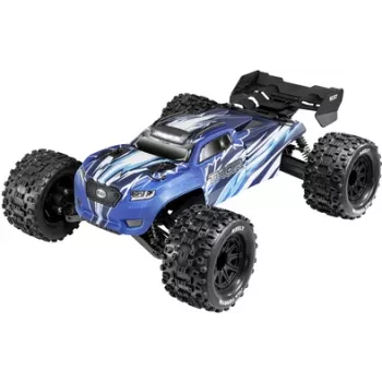 Reely Thor kék kefés motor 1:10 RC monster truck 4WD RTR 2,4GHz akkumulátorral, töltővel, távirányító-elemekkel RE-8597610