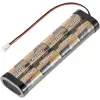 Reely NiMH adóakkumulátor 9,6V 2400mAh 8 cellás Sub-C Stick Futaba RE-7851444